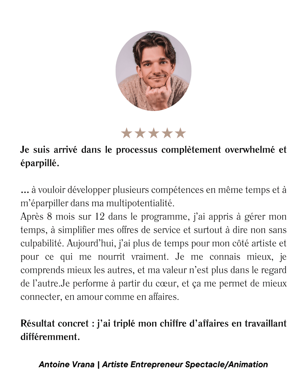 Témoignage client original 3, publié par Isa C.